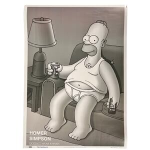 Homer Simpson Doesn’t Wear Khakis Ppster Large 35 x 25